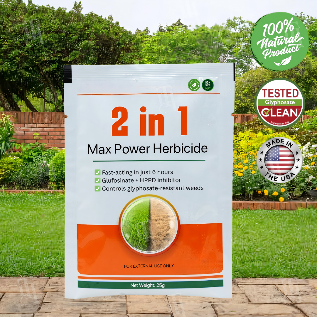 ✨ From Weed Jungle to Perfect Lawn! | ⏱️ Watch Weeds Wither in 6 Hours!  | 2-in-1 Max Power Herbicide (100% Glyphosate-Free)