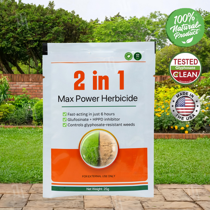 ✨ From Weed Jungle to Perfect Lawn! | ⏱️ Watch Weeds Wither in 6 Hours!  | 2-in-1 Max Power Herbicide (100% Glyphosate-Free)