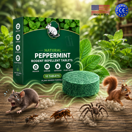 🔥 Bye Mice! |Natural Peppermint Rodent Repellent Tablets