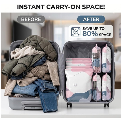 No-Pump 3D Vacuum Storage Bags PRO