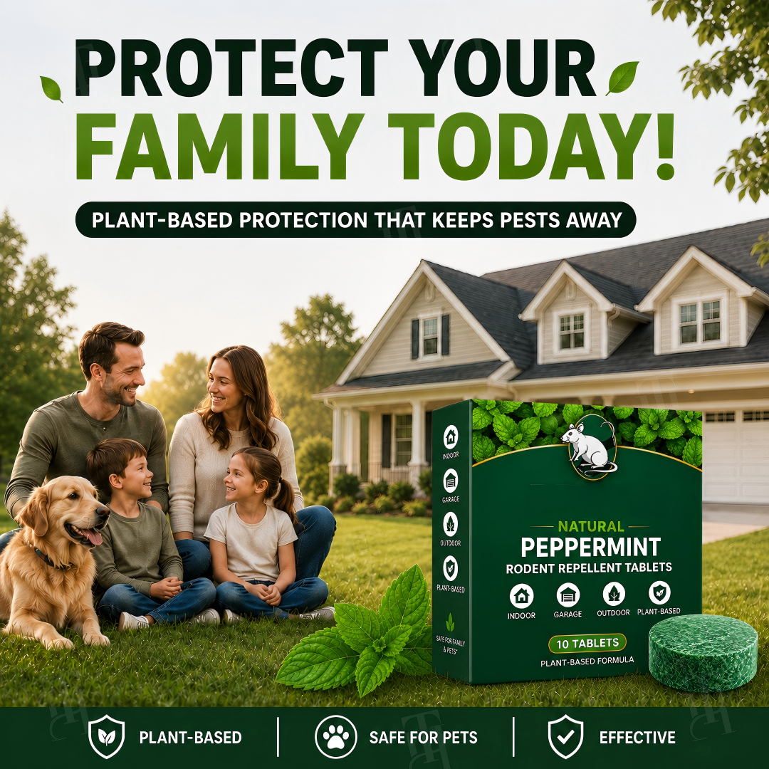 🔥 Bye Mice! |Natural Peppermint Rodent Repellent Tablets