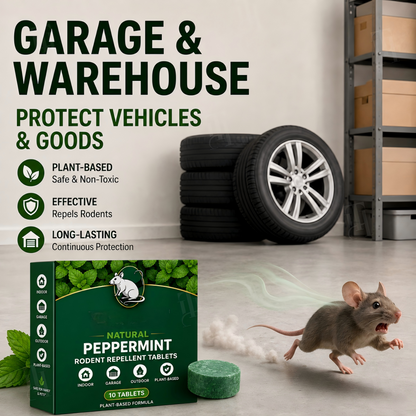 🔥 Bye Mice! |Natural Peppermint Rodent Repellent Tablets