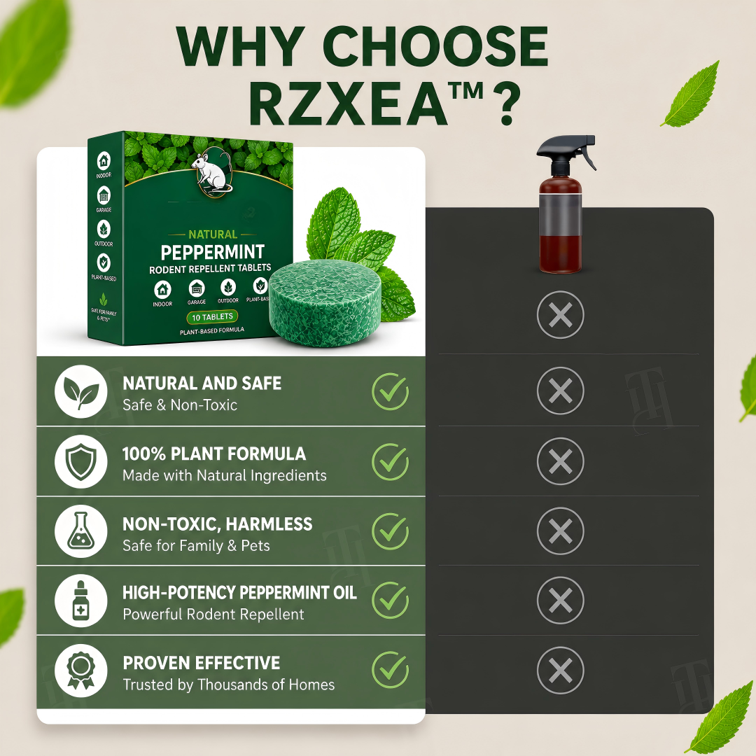 🔥 Bye Mice! |Natural Peppermint Rodent Repellent Tablets