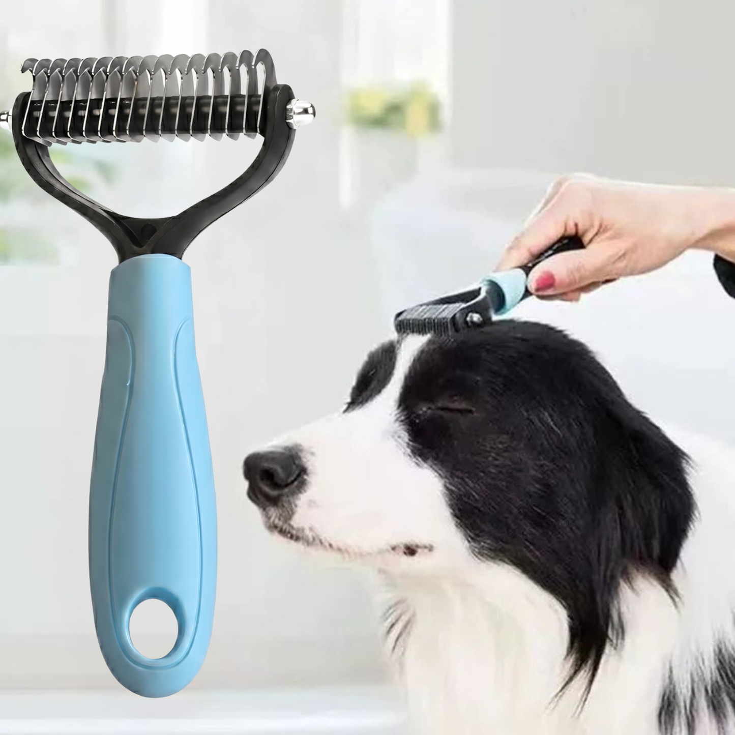 Dual-Sided Pet Grooming Comb for Dogs & Cats PRO