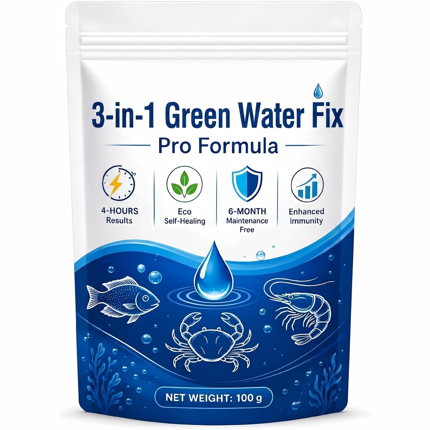 🌟 Official Store |✨ From Murky Swamp to Perfect Pond! | 3-in-1 Green Water Fix