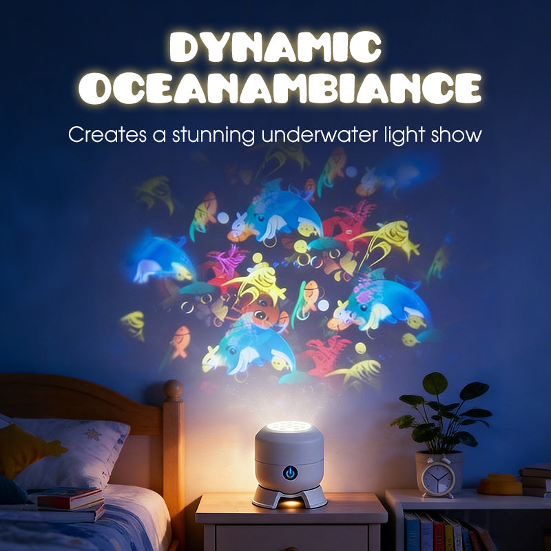 🌊  Dynamic Rotating LED Projector Light