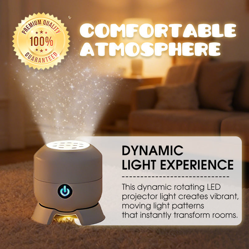 🌊  Dynamic Rotating LED Projector Light