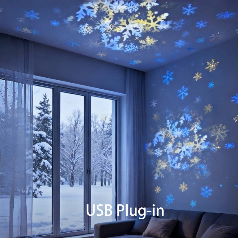 🌊  Dynamic Rotating LED Projector Light