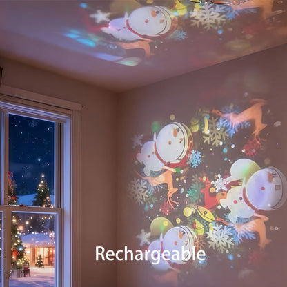 🌊  Dynamic Rotating LED Projector Light